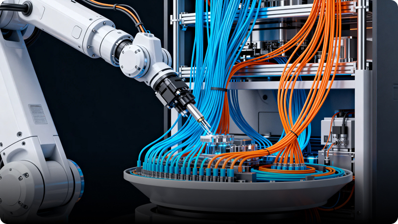 internal wiring of industrial robots