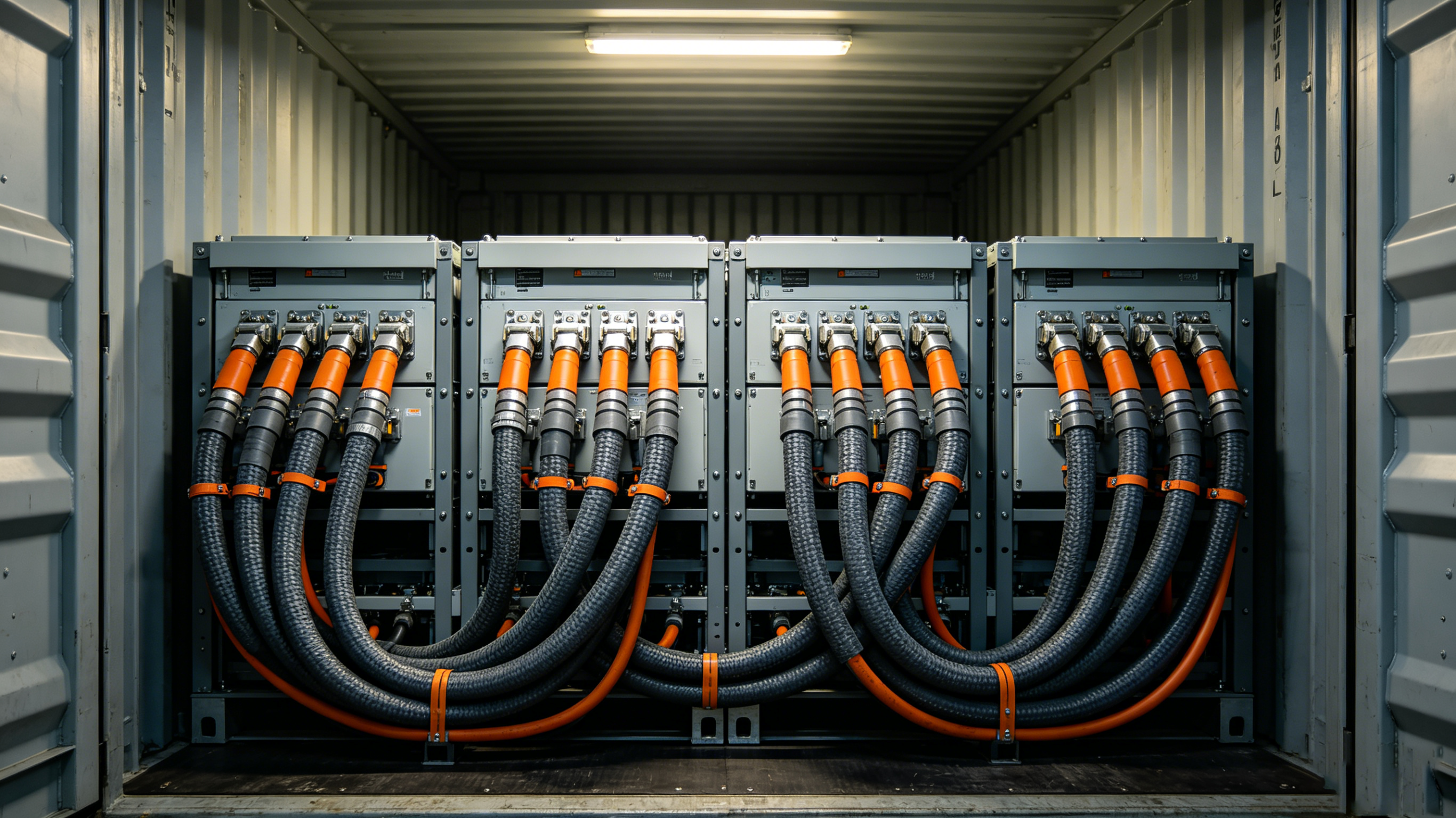 Power Harnesses Of Container-Type Large-Scale Energy Storage Systems